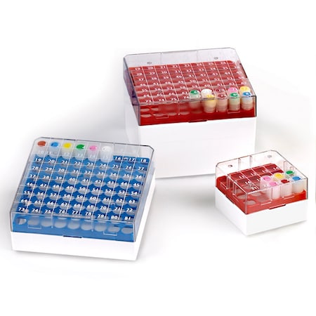 Cryogenic Vial Storage Box, Yellow, PK8 MPN:3039Y