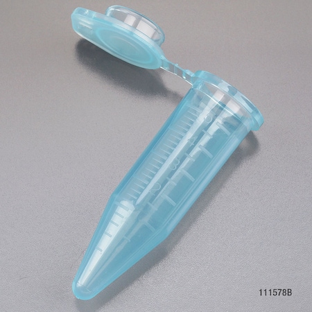 Centrifuge Tube, 0.62 in Dia, Blue, PK200 MPN:111578B