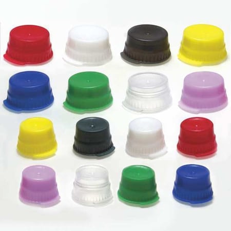 Snap Cap, White, Polyethylene, PK1000 MPN:113146W