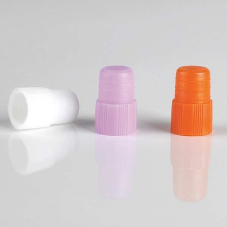 Plug Cap, Lavender, Polyethylene, PK1000 MPN:118139L