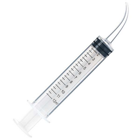 Syringe, 12 mL, Straight/Curved Trans, PK50 MPN:159014