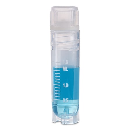 Cryogenic Vials, 2.0ml, Sterile, Internal Threads, Attached Screwcap with O-ring seal, RB, SS, PG, WS, 500PK MPN:3034-2