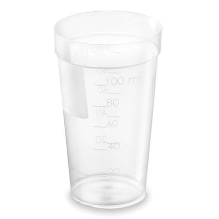 Titration Cup, Polypropylene, Tall Form, 100 mL / 3.38 fl oz Capacity, Not Rated Not Applicable MPN:5100