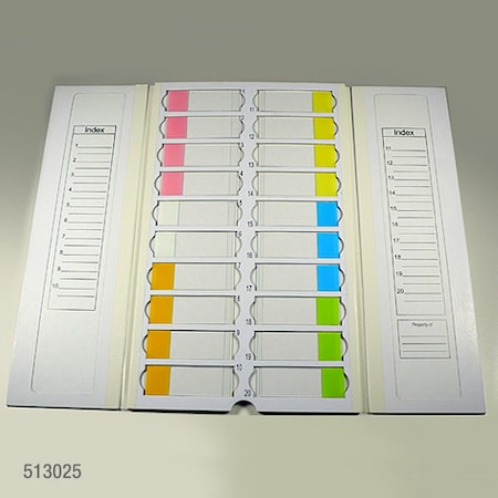 Slide Holder, 343 x 210 mm, White MPN:513026