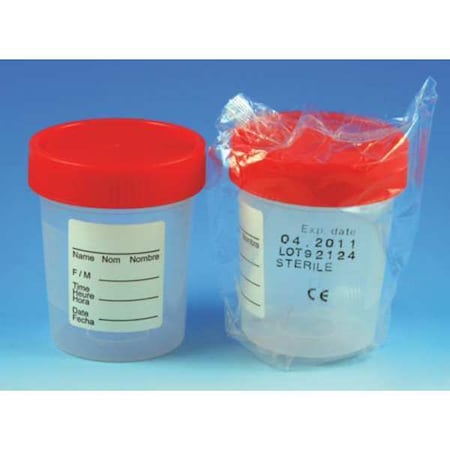 Collection Cup, 4 oz., Plastic, Wide, PK100 MPN:5912