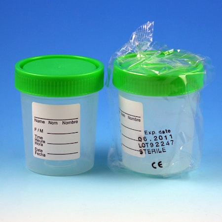 Collection Cup, 4 oz., Plastic, Wide, PK100 MPN:5913