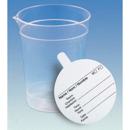 Laboratory Jar, White, 86.1 mm H, PK500 MPN:5924