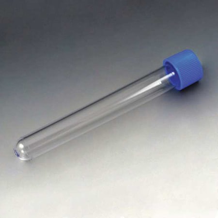 Test Tube with Cap, 12mL, 120mmL, PS, PK1000 MPN:6155
