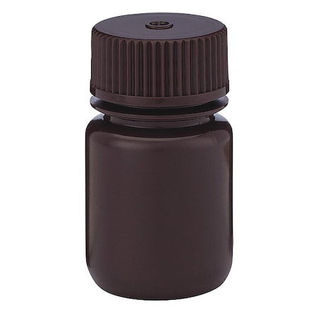 Bottle, Amber Wide Mouth, Round, HDPE, 30mL, PK12 MPN:7010030AM