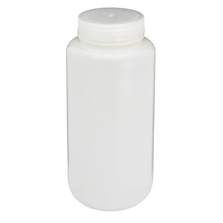 Bottle, Wide Mouth, Round, HDPE, 1000mL, PK6 MPN:7011000