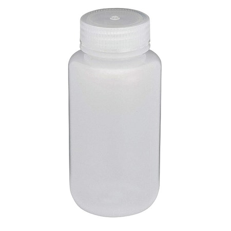 Bottle, Wide Mouth, Round, LDPE, 250mL, PK12 MPN:7020250