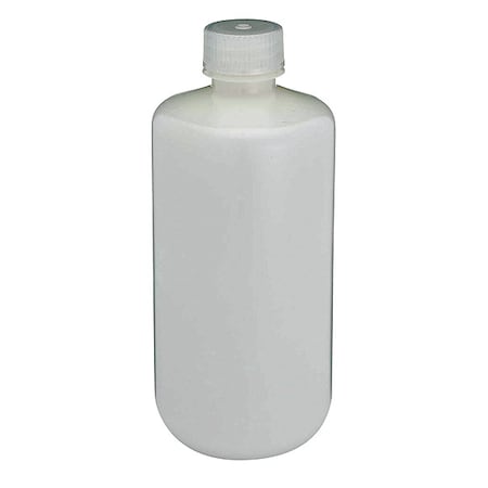 Bottle, Narrow Mouth, Round, HDPE, 500mL, PK12 MPN:7060500
