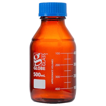Media Bottle, Boro Glass, 176mm H, PK10 MPN:8110500