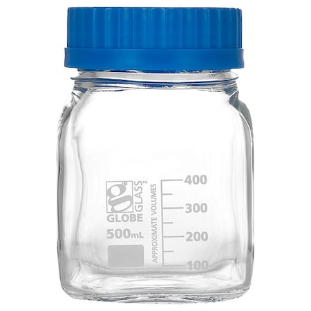 Media Bottle, Boro Glass, 134mm H, PK10 MPN:8120500