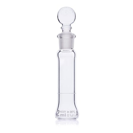 Flask, Volumetric, Globe Glass, 2mL, Class A, To Contain (TC), ASTM E237, 6/Box MPN:8200002