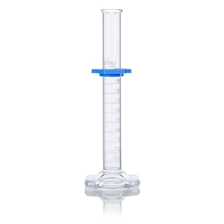 Cylinder, Graduated, Globe Glass, 10mL, Class B, To Deliver (TD), Dual Grads, ASTM E1272, 4/Box MPN:8330010