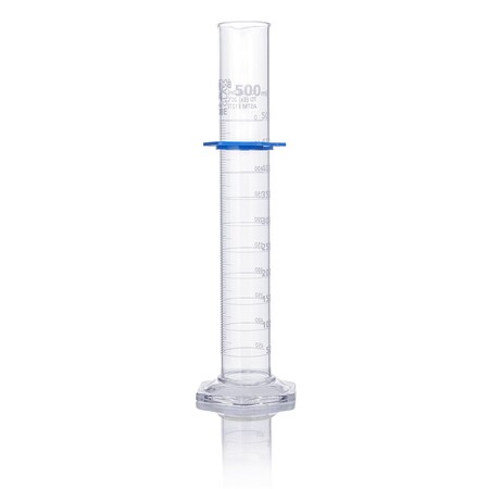 Cylinder, Graduated, Globe Glass, 500mL, Class B, To Deliver (TD), Dual Grads, ASTM E1272, 1/Box MPN:8330500