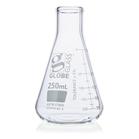 Erlenmeyer Flask, Colorless, 136 mm H, PK12 MPN:8400250