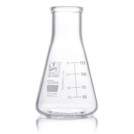 Erlenmeyer Flask, Colorless, 115 mm H, PK12 MPN:8410125
