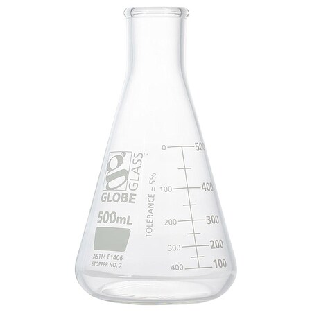 Erlenmeyer Flask, Colorless, 188 mm H MPN:8430500