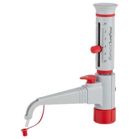 Bottle Top Dispenser, 10 mL, 300 mm H MPN:GBTD-R-10
