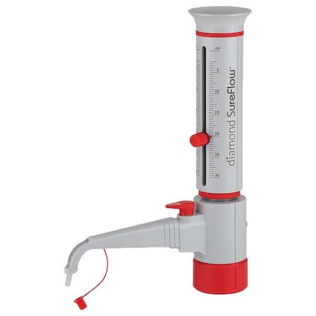 Bottle Top Dispenser, 30 mL, 300 mm H MPN:GBTD-R-30