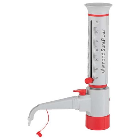 Bottle Top Dispenser, 60 mL, 300 mm H MPN:GBTD-R-60
