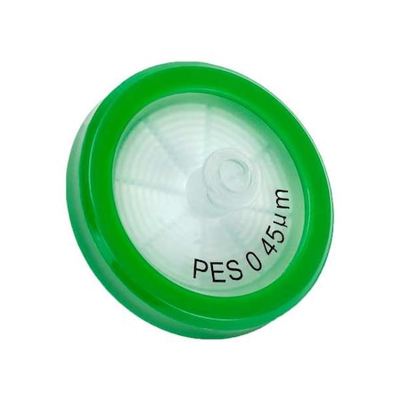 Syringe Filter, 30 mm Dia, 100 mL, PK100 MPN:SF-PES-4530