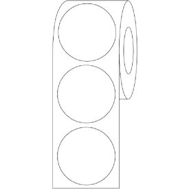 Globe Scientific™ Cryo Label 25mm Dots For 50mL Tubes White 500/Roll LCR-25W