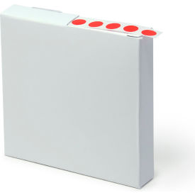 Globe Scientific™ Cryo Label 9.5mm Dots For 0.5-1.5mL Tubes Red 1000/Roll LCR-95R