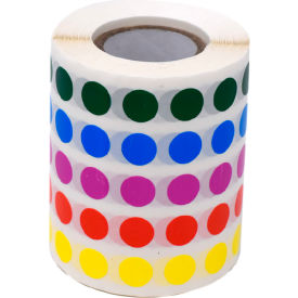 Globe Scientific™ Cryo Label 9.5mm Dots For 0.5-1.5mL Tubes Multi-Color 5000/Roll LCR-95RW
