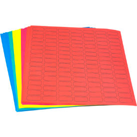 Globe Scientific™ Cryo 24 x 13mm For 0.5mL Tubes Multi-Color 2975 Labels LCS-24X13RW