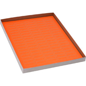 Globe Scientific™ Cryo 33 x 13mm For 1.5-2mL Tubes Orange 20 Sheets 85 Label/Sheets LCS-33X13N