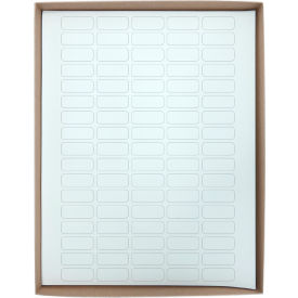 Globe Scientific™ Cryo 33 x 13mm For 1.5-2mL Tubes White 20 Sheets 85 Label/Sheets LCS-33X13W
