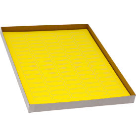Globe Scientific™ Cryo 33 x 13mm For 1.5-2mL Tubes Yellow 20 Sheets 85 Label/Sheets LCS-33X13Y