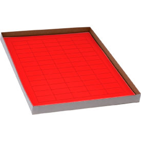 Globe Scientific™ Cryo 38 x 19mm For General Use Red 20 Sheets 60 Label/Sheets LCS-38X19R
