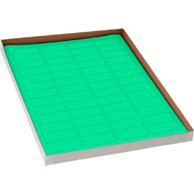 Globe Scientific™ Cryo 43 x 19mm For Cryovials Green 20 Sheets 52 Label/Sheets LCS-43X19G