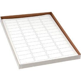 Globe Scientific™ Cryo 43 x 19mm For Cryovials White 20 Sheets 52 Label/Sheets LCS-43X19W