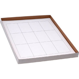 Globe Scientific™ Cryo 76 x 51mm For Racks & Boxes White 240 Labels LCS-76X51W