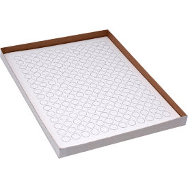 Globe Scientific™ Cryo 13mm Dots For 1.5-2mL Tubes White 20 Sheets 192 Label/Sheets LCS-D13W