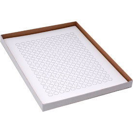 Globe Scientific™ Cryo 9.5mm Dots For 0.5-1.5mL Tubes White 20 Sheets 192 Label/Sheets LCS-D95W
