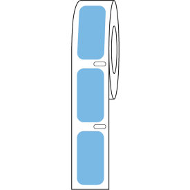 Globe Scientific™ Cryo Direct Thermal Label 27x13mm For Cryogenic Vials Blue 1000/Roll LTC-27X13B