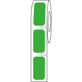 Globe Scientific™ Cryo Direct Thermal Label 27x13mm For Cryogenic Vials Green 1000/Roll LTC-27X13G