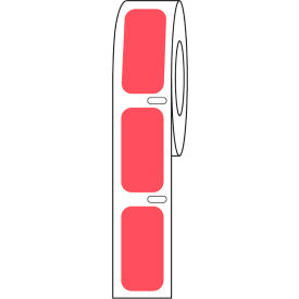 Globe Scientific™ Cryo Direct Thermal Label 27x13mm For Cryogenic Vials Red 1000/Roll LTC-27X13R