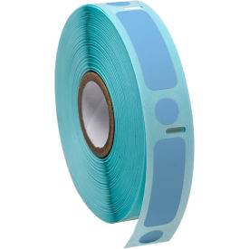 Globe Scientific™ Cryo Label/Dot Combo 38x13mm & 9.5mm Dot For 2.0mL Tubes Blue 500/Roll LTC-38X13-95B