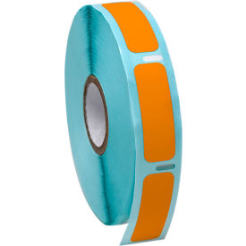 Globe Scientific™ Cryo Direct Thermal Label 38x13mm For Cryogenic Vials Orange 750/Roll LTC-38X13N