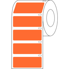 Globe Scientific™ Cryo Direct Thermal Label 51x19mm For Large Tubes Orange 500/Roll LTC-51X19N