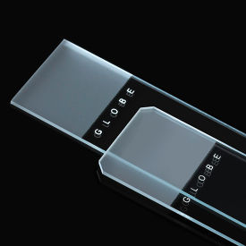Microscope Slides Diamond Glass 25 x 75mm 45&176 Beveled Edges Frosted 1 End 2 Sides 1440/PK 1384-30