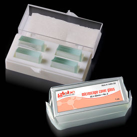 Microscope Cover Glass 24mm x 32mm 1 Thickness 1 oz./Vacuum Pack 10/Pack 1408-10