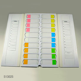 Slide File Folder 20-Place Cardboard 10/Pack 513025
